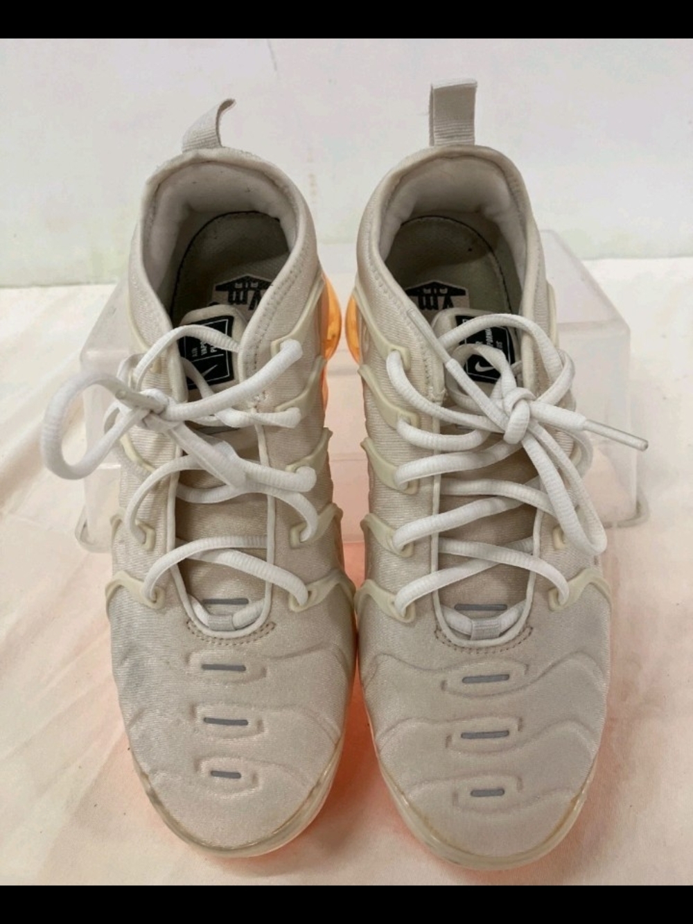 NIKE (AO4550-005) Air VaporMax Plus 'Creamsicle' - Women's Size 9 - Picture 5 of 16